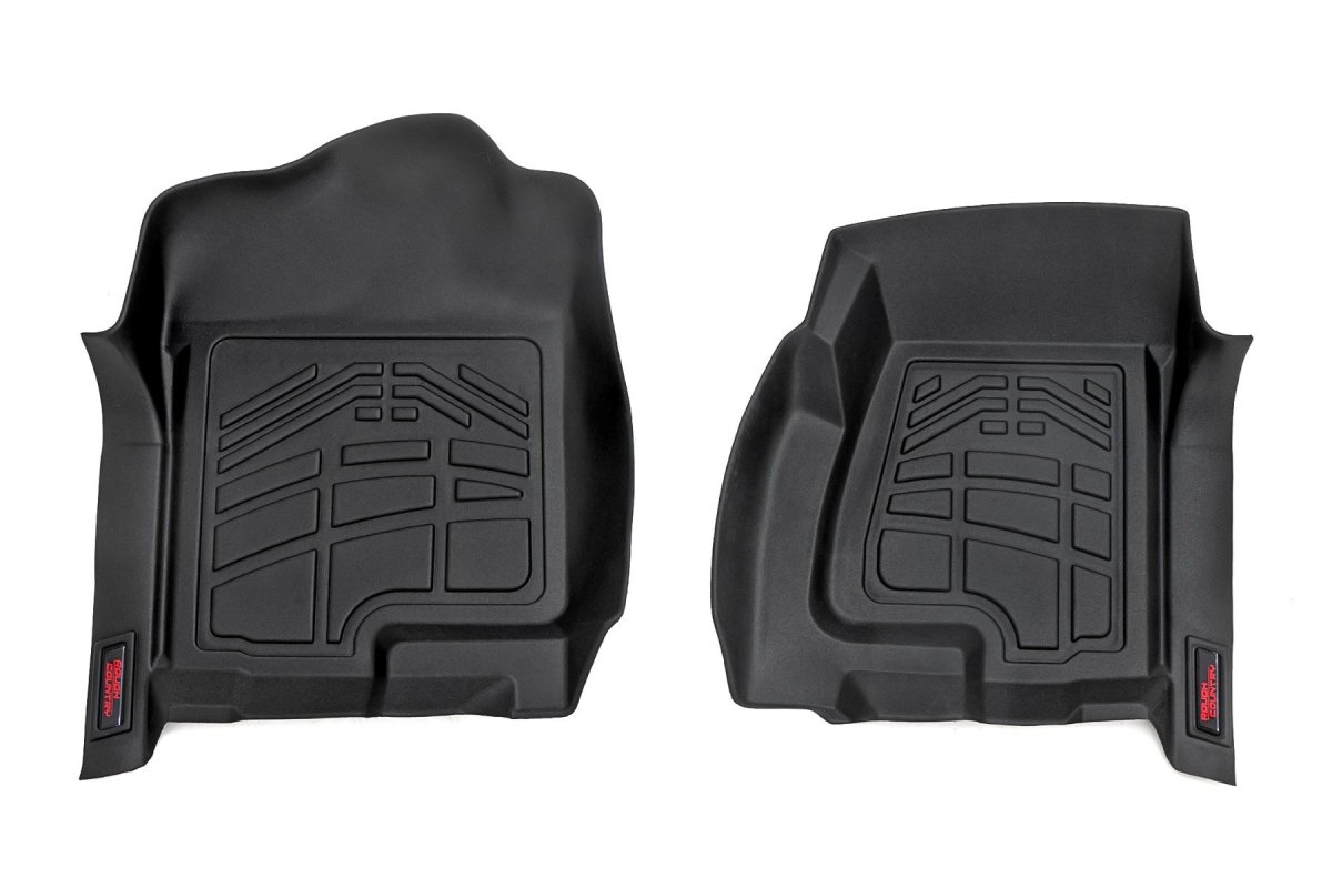 GMC Sierra 1500 Classic Floor Mats - Front - Rough Country - Sure-Fit - 2007